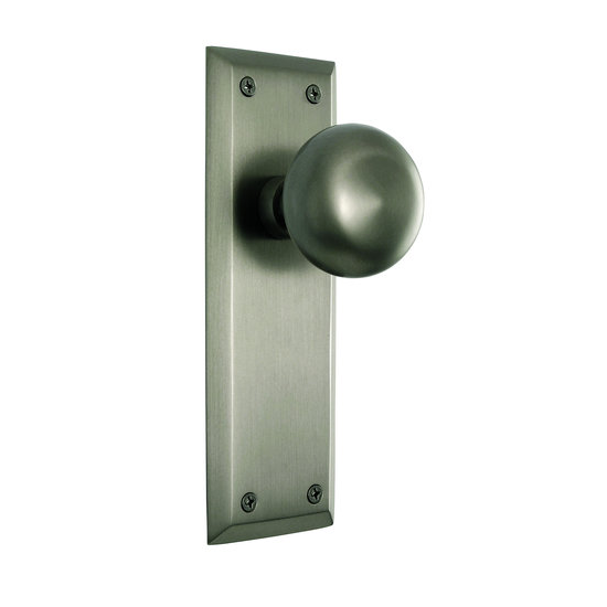 Nostalgic Warehouse New York Backplate Set With Choice Of Knob | Low ...